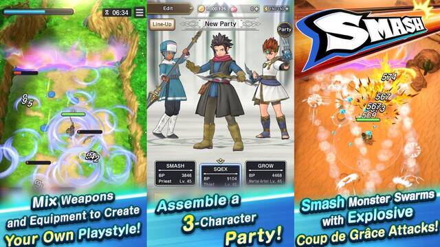 Ya puedes registrarte para probar Dragon Quest Smash/Grow, el roguelite cooperativo para tel�fonos m�viles