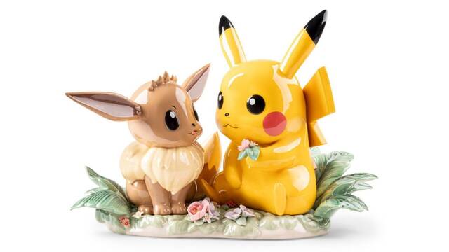 Lladr� presenta una lujosa y exclusiva escultura de Pikachu y Eevee en porcelana que cuesta 5000 euros