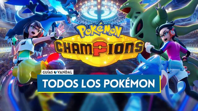 TODOS los Pok�mon disponibles en Pok�mon Champions - Pok�mon Champions
