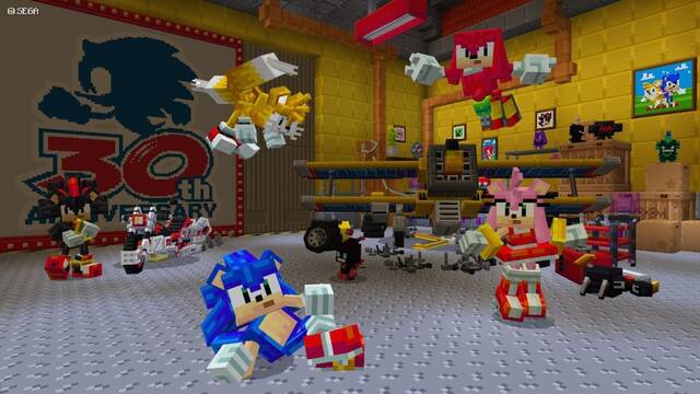 El DLC de Sonic en Minecraft