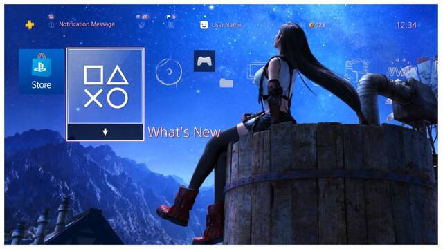 Final Fantasy 7 Remake Tema Tifa PS4