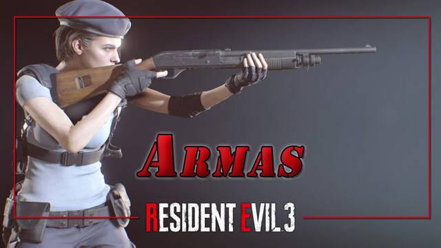 Resident Evil 3 Remake: TODAS las armas y cómo conseguirlas - Resident Evil 3 Remake