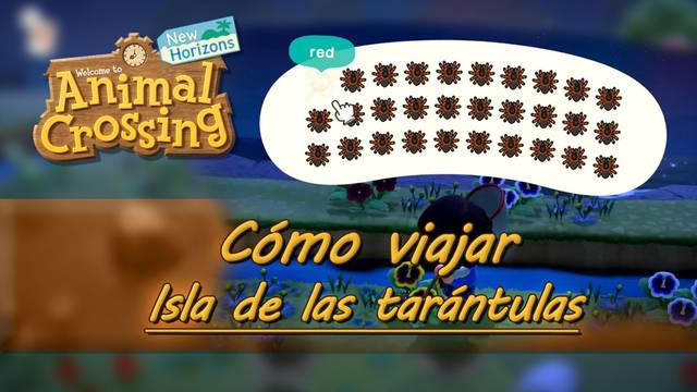 Cómo viajar a la isla de las tarántulas en Animal Crossing: New Horizons - Animal Crossing: New Horizons