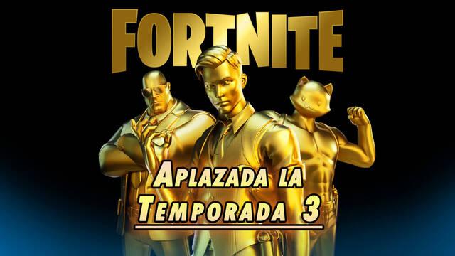 Aplazada la temporada 3 de Fortnite