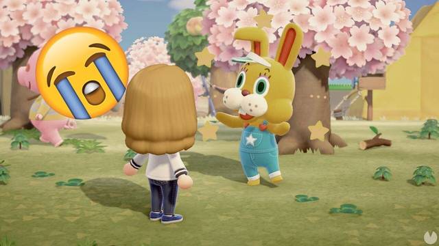 Animal Crossing y el conejo de pascua
