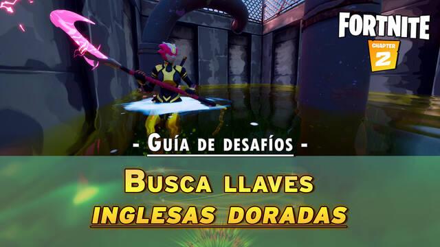 Desaf�o Fortnite: Busca diferentes llaves para tubos dorados - Localizaci�n - Fortnite Battle Royale