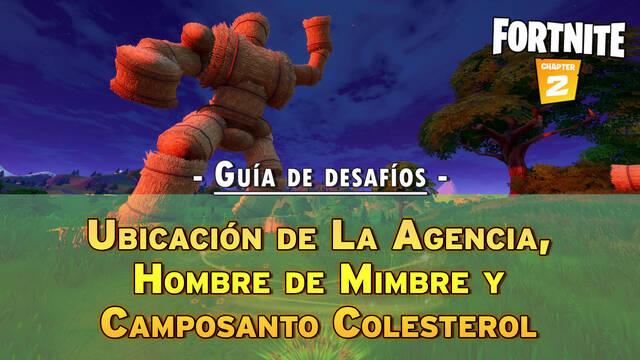 Fortnite: Visita La Agencia, Hombre de mimbre y Camposanto Colesterol - LOCALIZACI�N - Fortnite Battle Royale