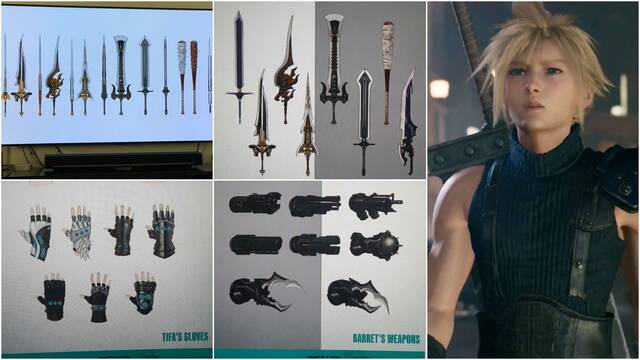 Se filtran las armas del segundo episodio de Final Fantasy VII Remake.