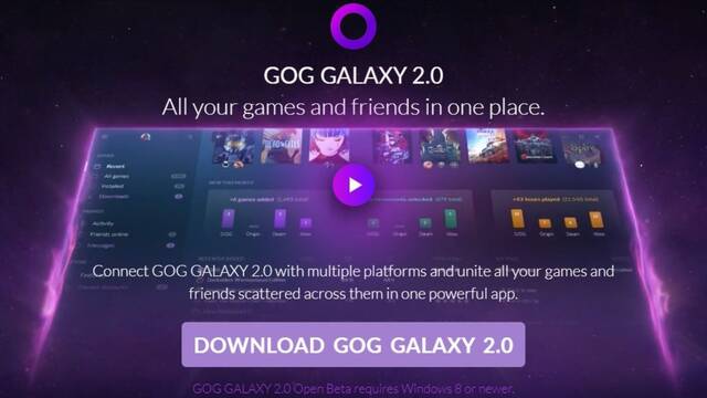 GOG Galaxy se actualiza a la versi�n 2.0 incluyendo un buen n�mero de interesantes novedades.