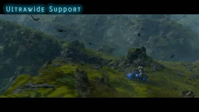 Death stranding en monitor ultrawide