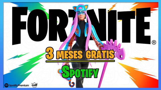 Fortnite regala 3 meses de Spotify Premium para suscriptores del Club Fortnite