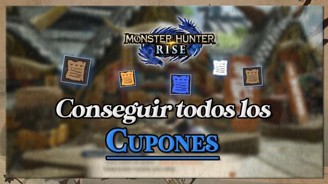 Cupones en Monster Hunter Rise: Cómo conseguirlos todos (Kamura, defensor, etc)