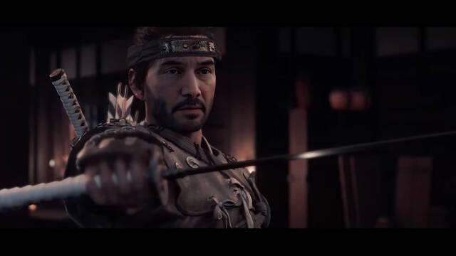 'Deepfake' de Keanu Reeves en Ghost of Tsushima.