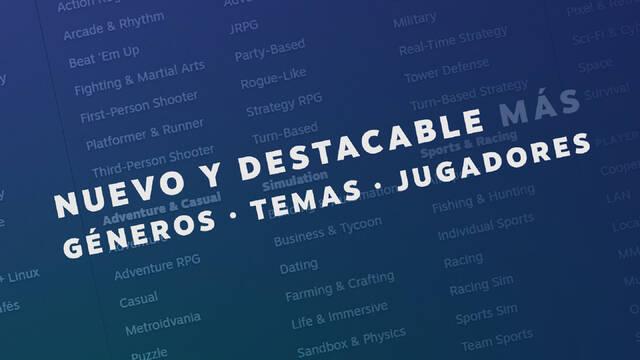 Steam novedades subg�neros y categor�as