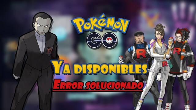 Pok�mon GO soluciona el problema del Team GO Rocket; ya est�n de vuelta