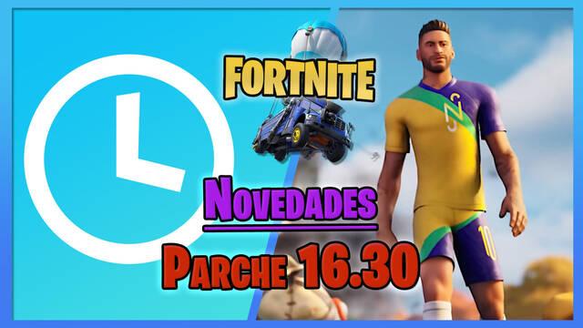 Fortnite parche 16.30: llega Neymar, m�s novedades, skins y todos los detalles
