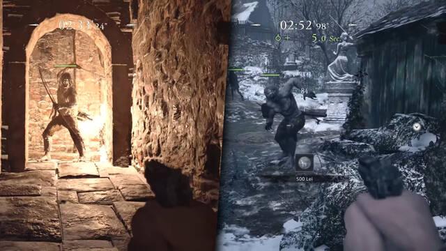Gameplay del modo Los Mercenarios de Resident Evil 8: Village.