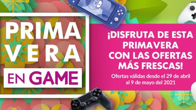 Ofertas de primavera en GAME.