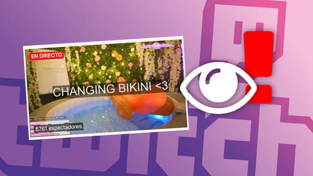 Twitch vigila de cerca la desnudez en los streamings de 'hot tub'.