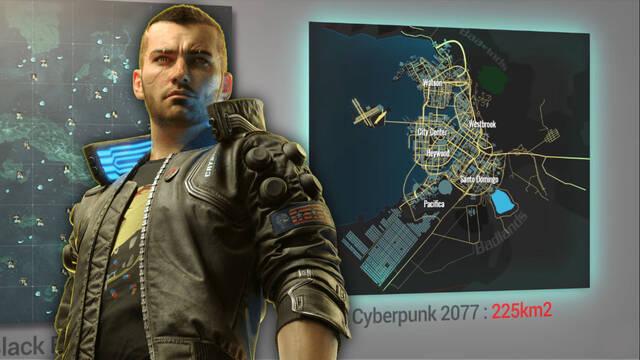 Comparativa de los mapas m�s grandes de los videojuegos.