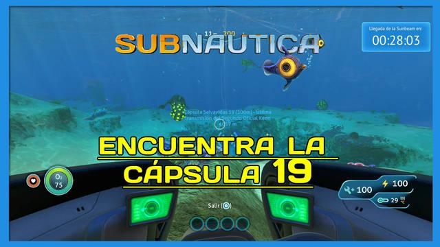 Encuentra la C�psula 19 en Subnautica al 100% - Subnautica