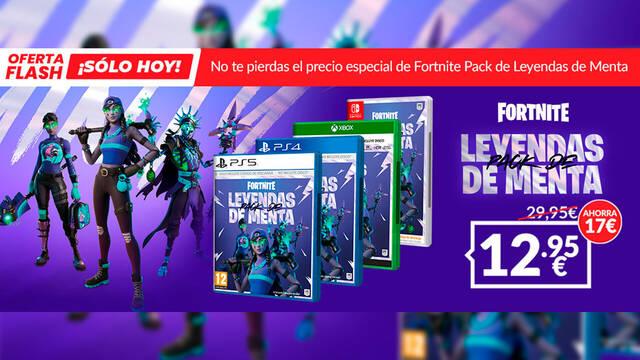 Fortnite: Pack Leyendas de Menta de oferta en GAME durante hoy