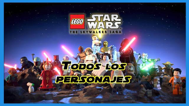 TODOS los personajes de LEGO Star Wars The Skywalker Saga y cómo conseguirlos