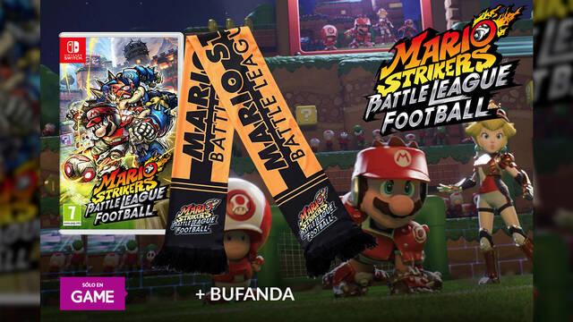Reserva Mario Strikers: Battle League Football en GAME con bufanda de regalo