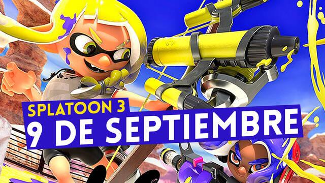 Splatoon 3 llega a Switch el 9 de septiembre.