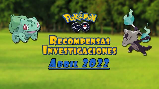 Pokémon GO: Tareas de campo, recompensas y shinys en abril 2022