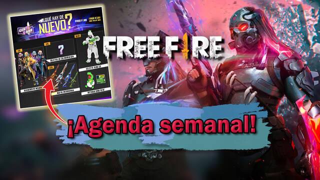 FREE FIRE | Agenda semanal del 7 al 12 de abril: Todas las novedades