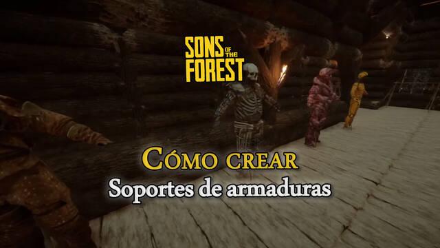 Sons of the Forest: Cómo crear un soporte de armadura y para qué sirve - Sons of the Forest
