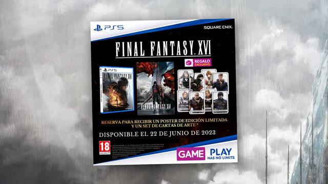 Regalos por reservar Final Fantasy 16 en GAME.