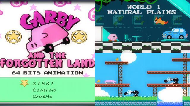 Realizan un espectacular demake de Kirby y la tierra olvidada