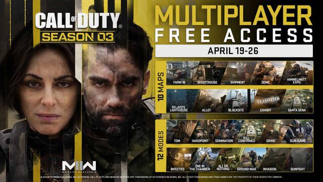 Juega gratis desde hoy hasta el 26 de abril a Call of Duty Modern Warfare 2