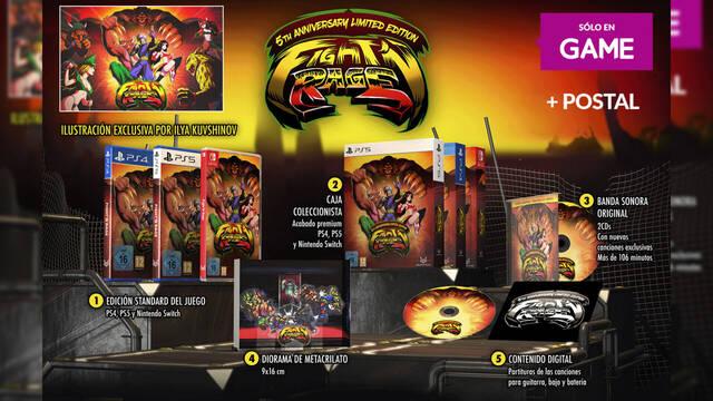 Consigue una postal exclusiva reservando Fight 'N Rage 5th Anniversary Limited en GAME