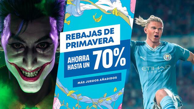 Rebajas de Primavera ofertas por tiempo limitado en PlayStation con juegos de PS5 y PS4