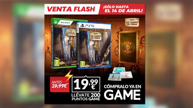 Venta Flash GAME, Ll�vate Tint�n Reportero: Los Cigarros del Fara�n para PS5 o Xbox Series por 19,99 �