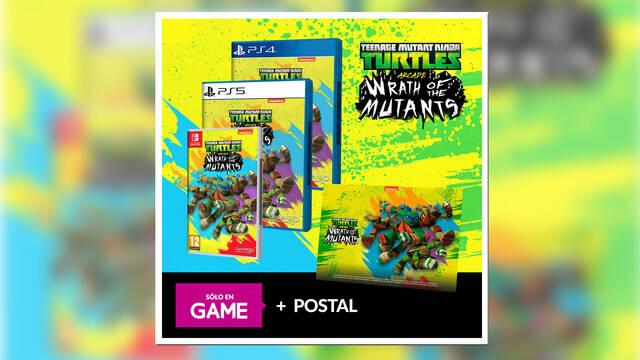 Reserva ya en GAME Teenage Mutant Ninja Turtles Arcade: Wrath of the Mutants y ll�vate una postal de regalo