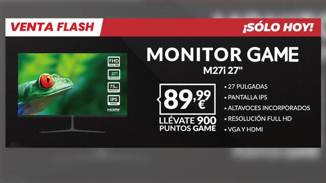 Venta Flash en GAME: Hazte con el monitor Gaming Game M27i IPS GHD 75 Hz por 89,99 euros �solo hoy!