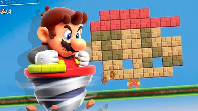 Nintendo descart� un Mario con cabeza gigante para Super Mario Bros. Wonder.