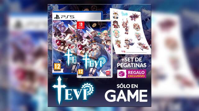 Reserva TEVI para PS5 o Nintendo Switch en GAME y ll�vate un set de pegatinas exclusivas de regalo