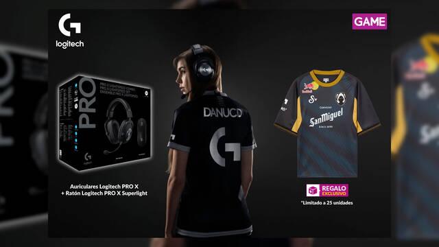 Pack gamer Logitech en GAME con auriculares, rat�n y regalo de camiseta Team Heretics