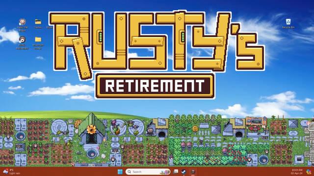 Rusty's Retirement, un juego casi autom�tico que se aloja en la parte baja de tu pantalla, barre en Steam