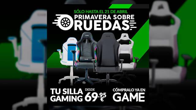 Ofertas en sillas gaming en GAME por tiempo limitado en abril 2024
