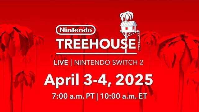 Nintendo anuncia otro evento de Switch 2 para esta semana: Vuelve el Nintendo Treehouse centrado en juegos