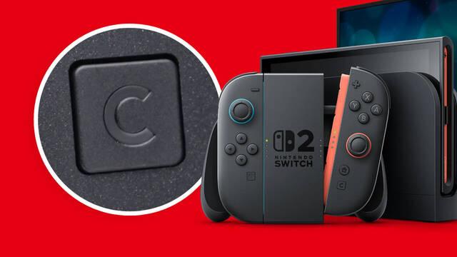 Nintendo ense�a en detalle el nuevo bot�n C de Switch 2 como anticipo a la presentaci�n de la consola de ma�ana