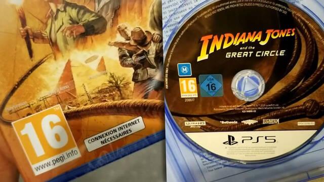 La versi�n f�sica de Indiana Jones y el Gran C�rculo en PS5 solo contiene 20 GB de datos