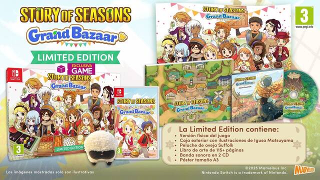 Reserva STORY OF SEASONS: Grand Bazaar en GAME con su Limited Edition exclusiva.