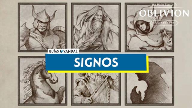 Signos en Oblivion Remastered: cu�l escoger y diferencias - The Elder Scrolls IV: Oblivion Remastered
